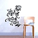 etiqueta de la pared de flores (0752-sa008)