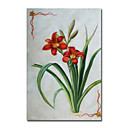 Stretched Handmade Foral Painting (0192-YCF102275)