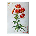Stretched Handmade Foral Painting (0192-YCF102276)