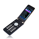 f059tv cellulare dual quad band scheda tv funzione java flip nero (2GB TF card) (sz00720759)