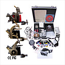 Livraison gratuite Kit Professionnel TATTOO MACHINE série complète avec 3 machines gun Tattoo (0359-03.23-t047)