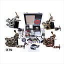 Free Shipping Professional Tattoo Machine Kit Completed Set With 4 Tattoo Gun Mahcines