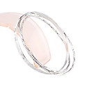 platine comme bracelet cz zircons (0292-00206-06)