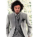 Single-Breasted 3 Button Side-vented  Notch Lapel Standard Wool  Groom Wear/ Tuxedo/ Men's Suit Jacket & Pants