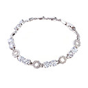 platine comme bracelet cz zircon cubique (0292-d1y0743-A106)