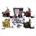 Livraison gratuite Kit Professionnel TATTOO MACHINE série complète avec 4 machines gun Tattoo (0359-03.17-C087)