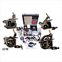 Free Shipping Professional Tattoo Machine Kit Completed Set With 4 Tattoo Gun Machines(0359-03.17-C083)