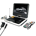 9.2-pulgadas reproductor de DVD portátil con función de TV, puerto USB, 3-en-1 lector de tarjetas y juegos (TRA-296)