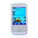 X6 Dual Card Dual Standby Flat Touch Screen Bar Cell Phone White (2GB TF Card)(SZ05440494)