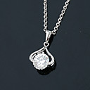 Platinum-Like CZ Cubic Zirconia Necklace (0292-00209-26)