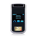 g608 Dual Quad-Band-Karte Dual-Kamera mit doppeltem Touchscreen Handy Flip schwarz (2GB TF Karte) (sz05450467)