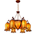 Elegant Column 6-light Hanging Chandelier(0860-D-8850-6+3)