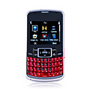 H637 WIFI JAVA QWERTY Keypad Quad Band Dual Card Bluetooth Dual Camera FM TV Cell Phone Red (2GB TF Card)