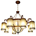 Elegant Column 6-light Hanging Chandelier(0860-J1136-6+3)