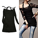 Lace A-line Halter Long Sleeves Dress / Women's Dresses (1801BD013-0857)
