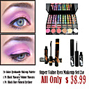 Super Value  Makeup Set 2# - 78 Colors Eye Shadows & Blushers Set +Black Mascara+EyeLiner