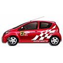wrc grade pavilhão inteiro carro decalcomania autocolante corpo (szc5115)