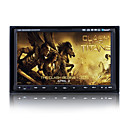 7 "de diapositivas digitales en pantalla hacia abajo del panel 2 din en el tablero de coches dvd-rotación de menús, ISDB-T-GPS de control de rueda-RDS