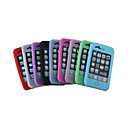 caisse de silicium pour iPhone 3G/3GS 9 couleurs 9 pièces par paquet (kly122)