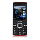 X6i quadri-bande double carte lampe de poche bar téléphone noir (carte 2GB TF) (sz05440607)