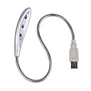 3 led usb lampe serpent pour ordinateur portable pc portable