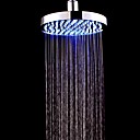 LUBBOCK - Soffione doccia singolo con LED effetto pioggia