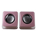 Président rose style cube mini portables pour iPod MP3 T11 (une paire) (smq5013)
