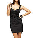 TS Belted Bustier Sheath Dress