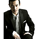 Cannes 2010 Luo jin1 Taste unbelüftete Kerbe am Revers tragen Wolle Bräutigam / Smoking / Herrenanzug Jacke und Hose (pmlfxz0089)