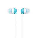 Crystal Stereo Earphones WHF-065(3.5mm Jack/Blue)