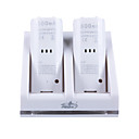 quai de batterie rechargeable / stand / station pour wii + 2 x 2800mah piles rechargeables