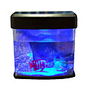 usb mini acuario / pecera con luz de colores