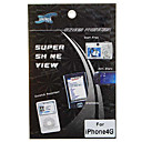 Screen Protector + Cleaning Cloth for iPhone 4
