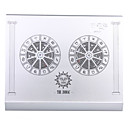 Aluminum Laptop Cooling Pad with 4-Port USB Hub