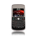 h9000a dual card quad-band java bluetooth trackball QWERTY-toetsenbord mobiele telefoon zwart