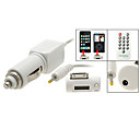 FM Transmitter& Car Charger For iPod/iPhone With Remote Control