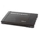 draagbare 2,5 "USB 3.0 SATA I / II hdd behuizing met lederen etui (zwart)