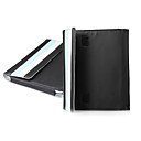 Stylish Protective PU Case for Apple iPad (Black + Blue)