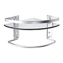 Bathroom Accessories Triangular Glass Shelf With Tower Bar(1041-LES0251 )