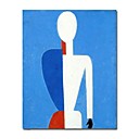 handgemaakte half-length figuur schilderij van Kazimir Malevich (0192-ycf103662)