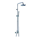 Single Handle Chrome Wall-mount Shower Faucet 1033-JF-8910-E