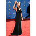 Trumpet/ Mermaid Halter Sweep/ Brush Train Elastic Satin Chiffon Emmy/ Evening Dress (WSH04160)