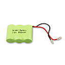 universal baterías interfaz de teléfono inalámbrico 3.6v 800 mAh 2/3aa baterías recargables Ni-MH (2/3aa Ni-MH (3,6 V 800))