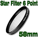 Emolux 58mm Star 6 Point Filter(SQM6027)