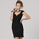 TS V-Neck Cut Sheath Dress