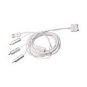 Composite AV Cable for iPad, iPad 2 and iPhone 3G/3GS/4G