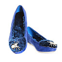 Suede Upper Flattie With Fluff Fashion Shoe (0987-D4618)
