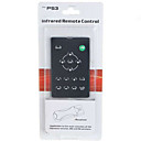 ir película de DVD de infrarrojos del mando a distancia con receptor USB para PlayStation PS3 (1 * CR2025)