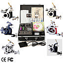 Tattoo Kit Pro 6 Guns Power Tip Needles Skin Ink Supply