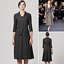 Classic Fashion / Three-quarters Sleeves Lapel Blazer / Women's Blazers (FF-A-1065105)